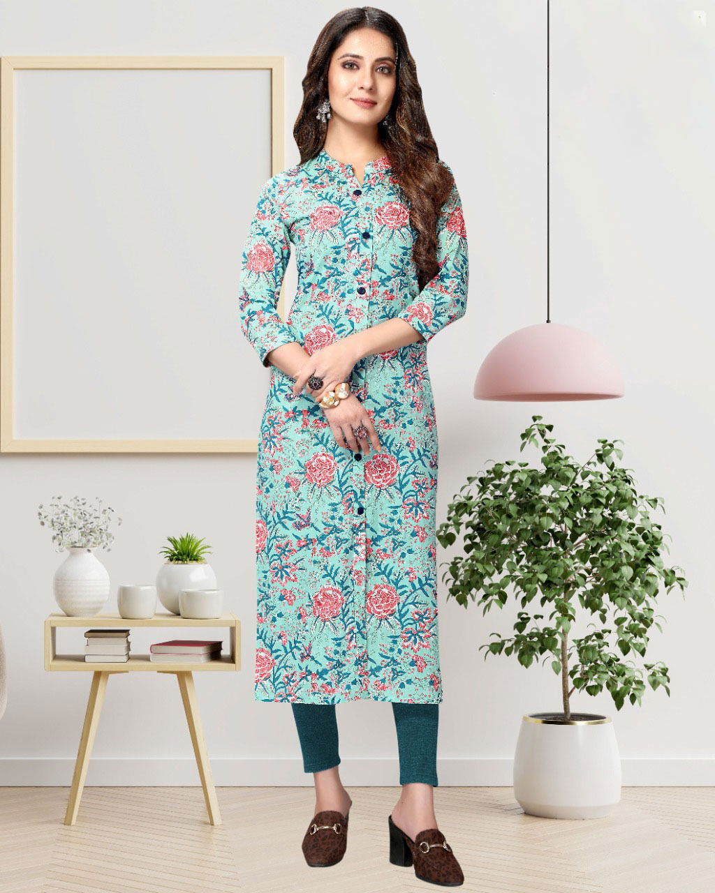 Trendy Printed 101 Regular Wear Cotton Printed Kurtis Catalog
